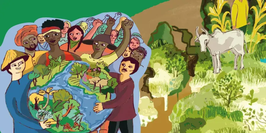 food sovereignty illustration by via campesina